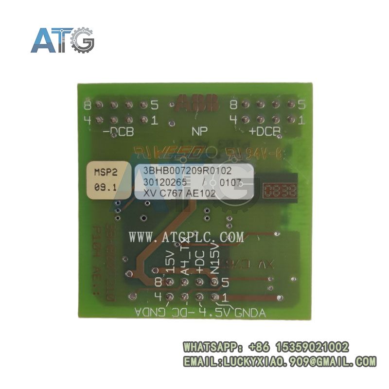 ABB XVC767AE102 3BHB007209R0102